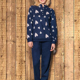 Pigiama serafino - BLUE - 7 - BLUE - PR15