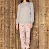 Pigiama serafino - ROSA - 7 - ROSA - PR16