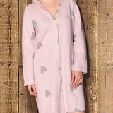 Vestaglia bottoni L. 95 - ROSA - 7 - ROSA - PR77