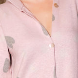 Vestaglia bottoni L. 95 - ROSA - 7 - ROSA - PR77