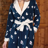 Vestaglia sciallata L. 80 - BLUE - 7 - BLUE - RO72