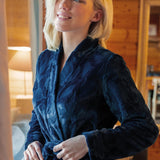 Vestaglia incrociata L. 95 - BLUE - 7 - BLUE - SR70
