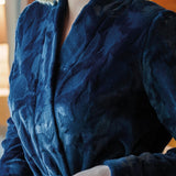Vestaglia incrociata L. 95 - BLUE - 7 - BLUE - SR70