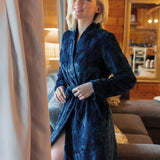 Vestaglia incrociata L. 95 - BLUE - 7 - BLUE - SR70