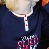 Pigiama serafino - CREMA/BLUE - 7 - CREMA/BLUE - SV16