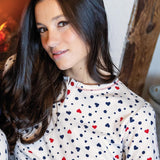 Camicia da notte serafino L 90 - CREMA/BLUE - 7 - CREMA/BLUE - SV26