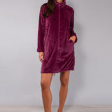 Vestaglia zip L. 95 - BORDEAUX - 7 - BORDEAUX - VR71