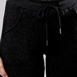 Leggings sportivo con polsino - NERO - LG01