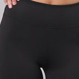 Leggings tecnici donna marroni elasticizzati con vita doppiata – LG13