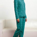 Pigiama donna in Coral con collo alto - OTTANIO - OF45