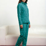 Pigiama donna in Coral con collo alto - OTTANIO - OF45