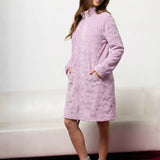 Vestaglia donna in Coral con zip - MALVA - OF71