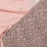 Pigiama donna in caldo cotone aperto davanti con pantaloni fantasia - ROSA - TR14