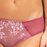 Slip donna in tulle ricamato floreale - MALVA - 8015