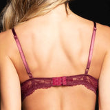 Reggiseno push-up con ferretto in pizzo - MELOGRANO - 8034