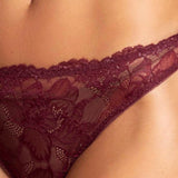 Brasiliana donna in pizzo floreale - MELOGRANO - 8037