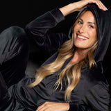 TUTA PIGIAMA CON ZIP E CAPPUCCIO