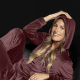 TUTA PIGIAMA CON ZIP E CAPPUCCIO