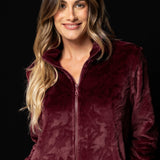 VESTAGLIA IN TESSUTO CON ZIP E TASCHE L.95