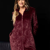 VESTAGLIA IN TESSUTO CON ZIP E TASCHE L.95