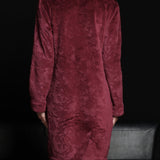 VESTAGLIA IN TESSUTO CON ZIP E TASCHE L.95