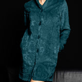 VESTAGLIA IN TESSUTO CON BOTTONI L.90