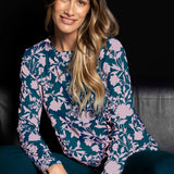 Pigiama donna in viscosa serafino Verde Veronica - OTTANIO - FW16