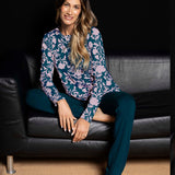 Pigiama donna in viscosa serafino Verde Veronica - OTTANIO - FW16