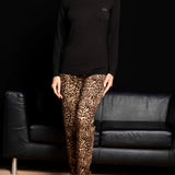 Pigiama donna in viscosa animalier Verde Veronica - VARIANTE UNICA - MA12