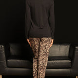 Pigiama donna in viscosa animalier Verde Veronica - VARIANTE UNICA - MA12