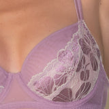Reggiseno francese in pizzo floreale con ferretto - MALVA - 7710