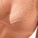 Reggiseno francese con ferretto in pizzo animalier - SKIN - 7730