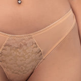 Brasiliana in pizzo animalier - SKIN - 7737