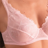 Reggiseno francese con ferretto in pizzo floreale - CIPRIA - 7740