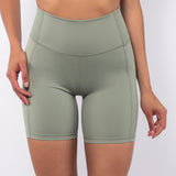 Pantaloncino ciclista Akty - VERDE MILITARE - AT01
