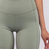 Pantaloncino ciclista Akty - VERDE MILITARE - AT01