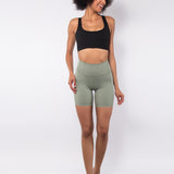 Pantaloncino ciclista Akty - VERDE MILITARE - AT01
