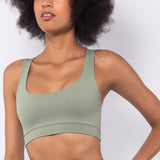 Reggiseno sportivo Akty - VERDE MILITARE - AT07
