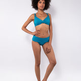 Reggiseno con coppe imbottite senza ferretto - TURCHESE - 8 - TURCHESE - AC56C