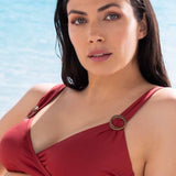 Reggiseno con coppe imbottite senza ferretto - BORDEAUX - 8 - BORDEAUX - AC56C