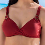 Reggiseno con coppe imbottite senza ferretto - BORDEAUX - 8 - BORDEAUX - AC56C