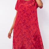 Abito girocollo manica corta - CHERRY - EY71