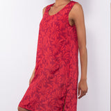 Abito spalla larga girocollo - CHERRY - EY73