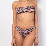 Bikini fascia con coppe imbottite estraibili e slip 5 cm - SABBIA - AA35