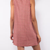 Abito spalla larga laccetti - ROSSO - ML72