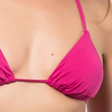 Triangolo con coppe imbottite estraibili - FUXIA - UN52