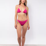 Triangolo con coppe imbottite estraibili - FUXIA - UN52