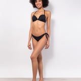 Reggiseno con coppe imbottite e ferretto - NERO - UN54