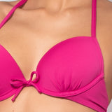 Reggiseno con coppe imbottite e ferretto - FUXIA - UN54