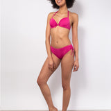 Reggiseno con coppe imbottite e ferretto - FUXIA - UN54